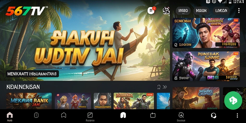 Tampilan gameplay <strong>567TV</strong> yang ceria dan menarik.