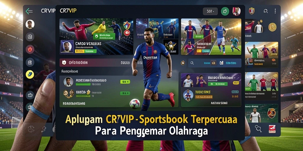 Tampilan gameplay CR7VIP saat melakukan taruhan olahraga.