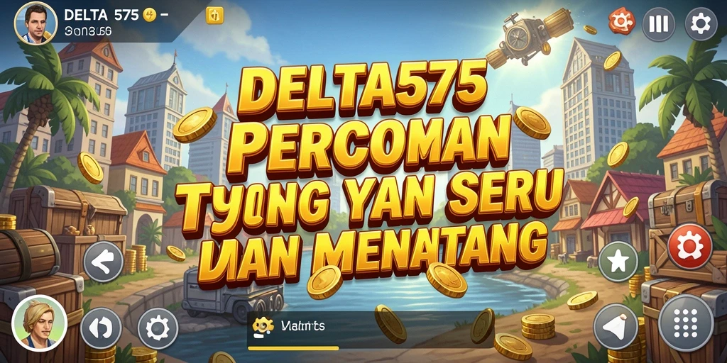 Screenshot gameplay DELTA575 menampilkan aksi manajemen bisnis yang seru.
