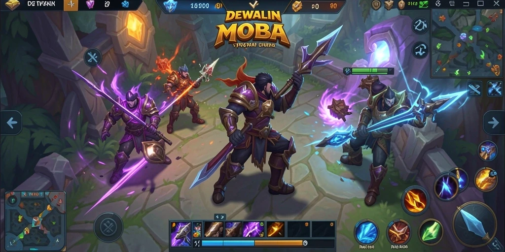 Gameplay seru DEWALIN dalam pertempuran MOBA