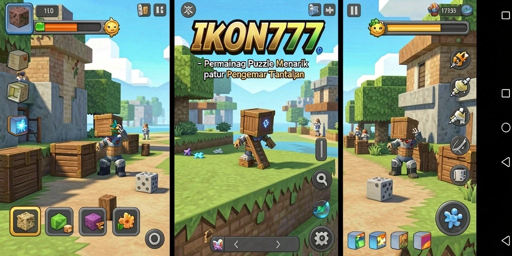 Screenshot menampilkan gameplay menyenangkan IKON777 dengan teka-teki menarik.