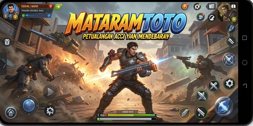 Tampilan gameplay seru dengan aksi mendebarkan di MATARAMTOTO.