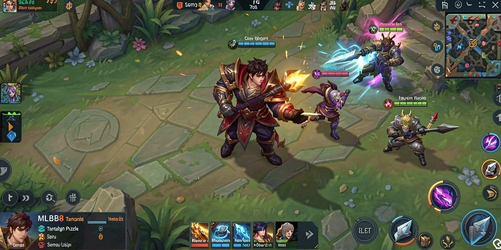 Screenshot gameplay <strong>MLBB8</strong> menampilkan tantangan puzzle yang menarik.