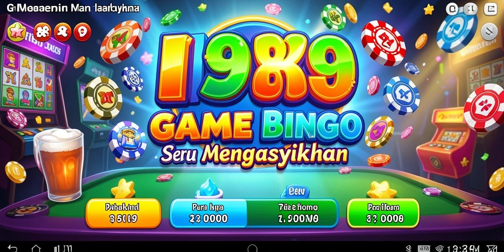 Tampilan menarik dari gameplay RI889 yang menggambarkan keseruan bermain Bingo.