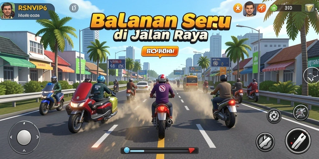 Tampilan gameplay RSNVIP6 yang menegangkan dan seru.