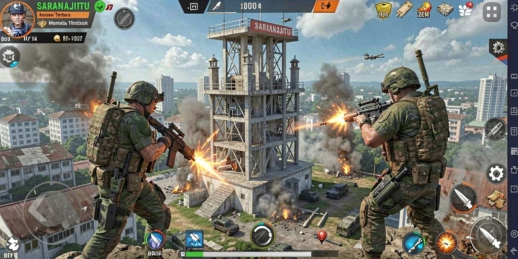 Gameplay seru Tower Defense dengan strategi menara yang menarik.