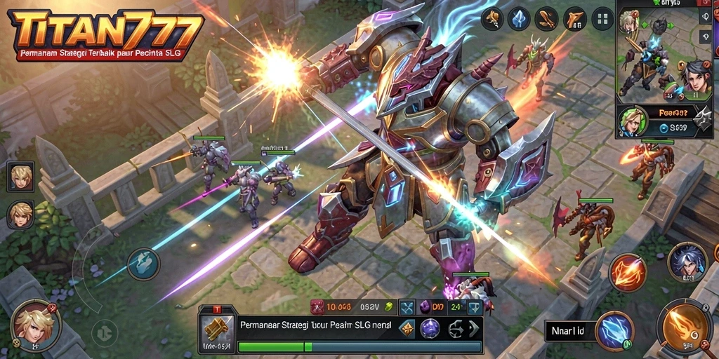 Tampilan gameplay menegangkan dalam SLG dengan strategi mendalam.