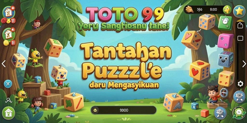 Screenshot TOTO99 menunjukkan gameplay puzzle yang mengasyikkan.