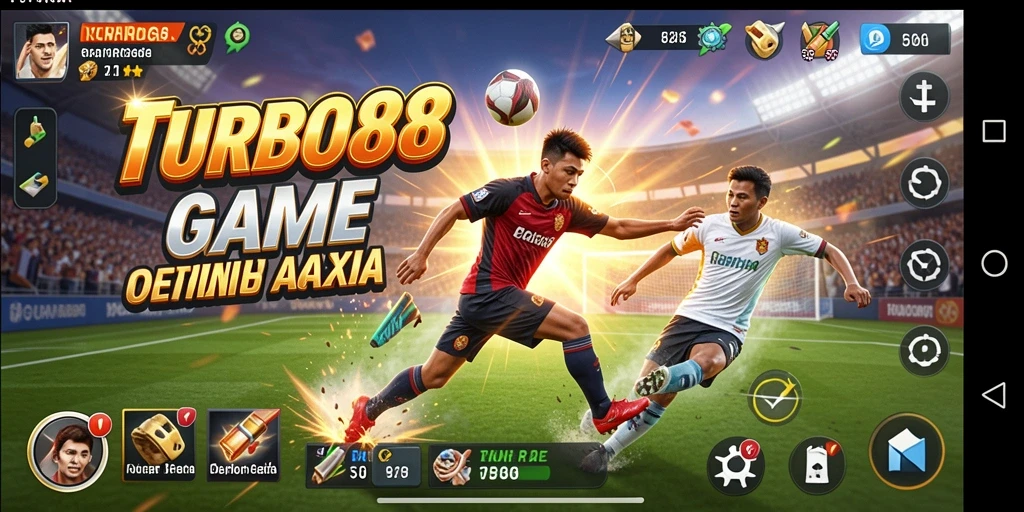 Tampilan gameplay <strong>TURBO88</strong> yang menarik dan penuh aksi olahraga.